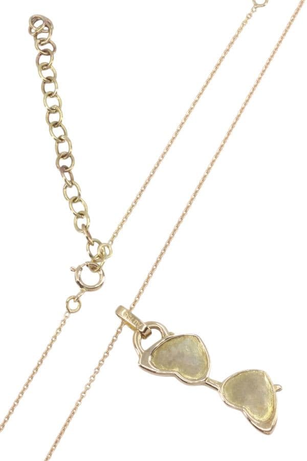 COLLIER LUNETTE DE SOLEIL COEUR — vue 3
