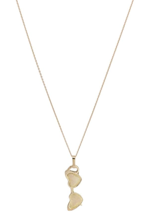 COLLIER LUNETTE DE SOLEIL COEUR — vue 1