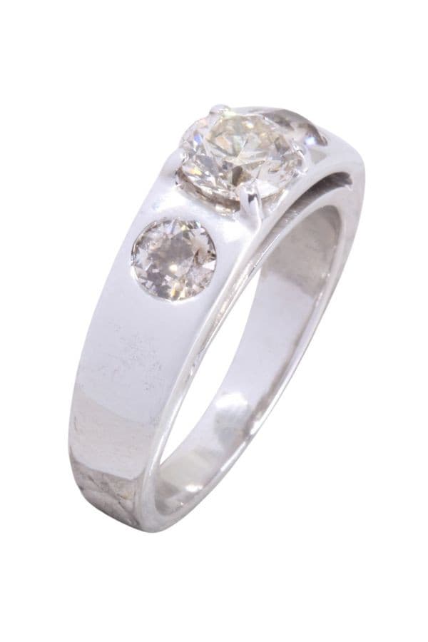 BAGUE TRILOGIE DIAMANTS — vue 3