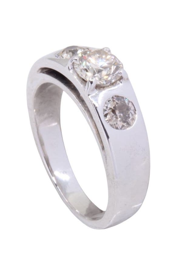 BAGUE TRILOGIE DIAMANTS — vue 4