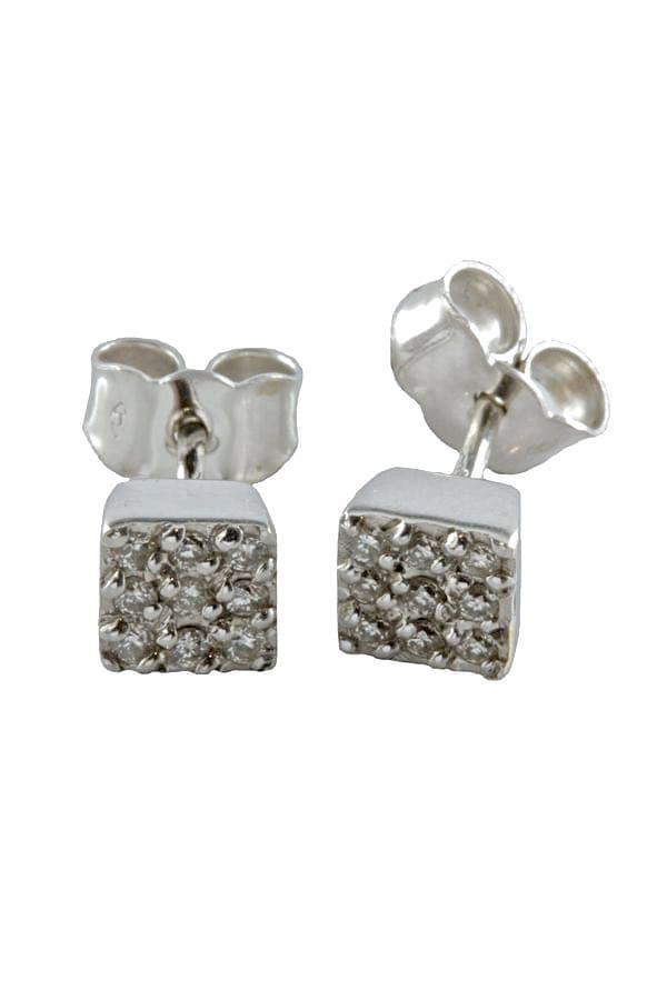 BOUCLES D'OREILLES CLOUS DIAMANTÉS — vue 1