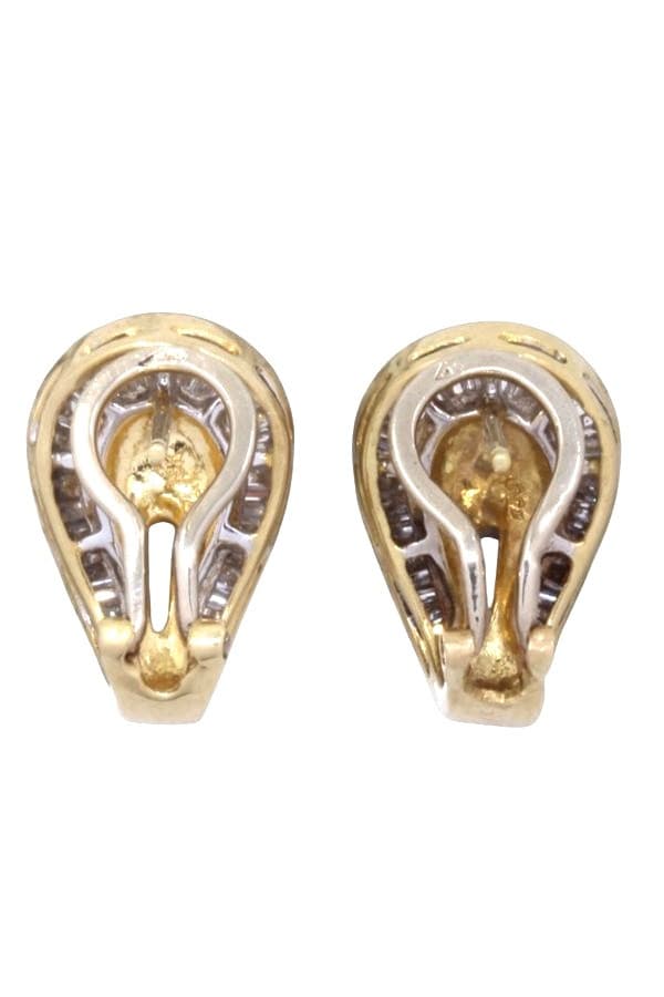 BOUCLES D'OREILLES DIAMANTS — vue 3