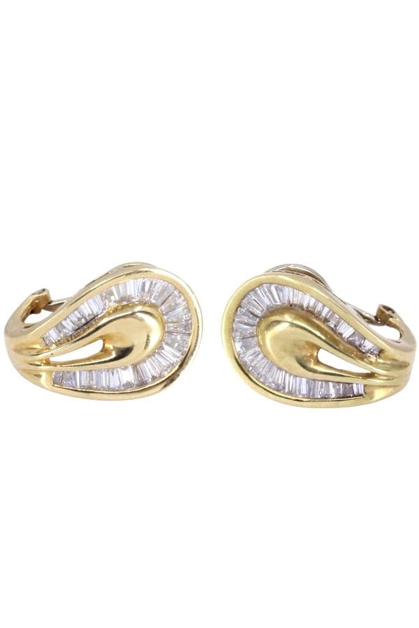 BOUCLES D'OREILLES DIAMANTS — vue 4