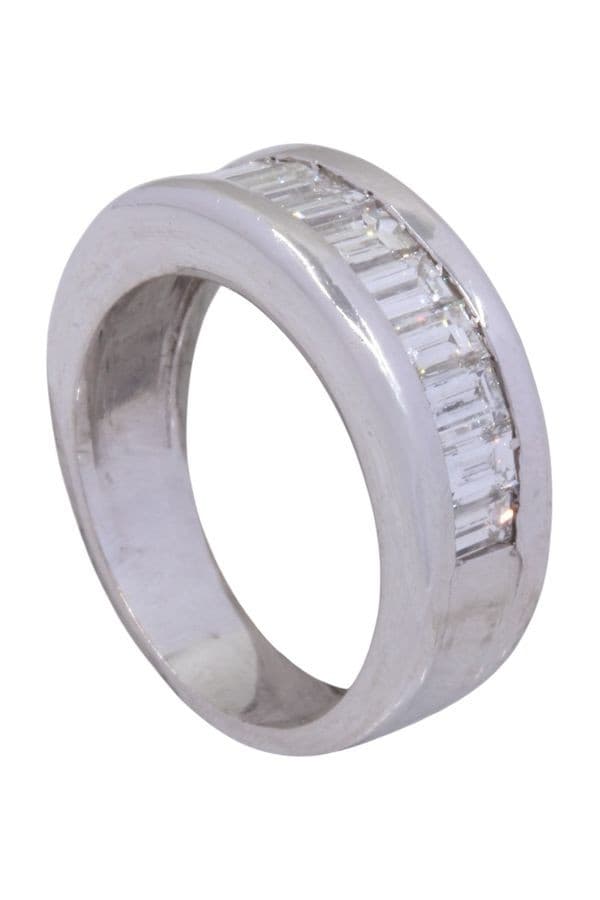 BAGUE MODERNE DIAMANTS — vue 4
