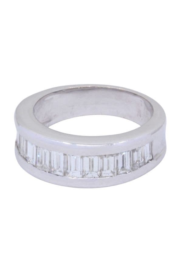 BAGUE MODERNE DIAMANTS — vue 5