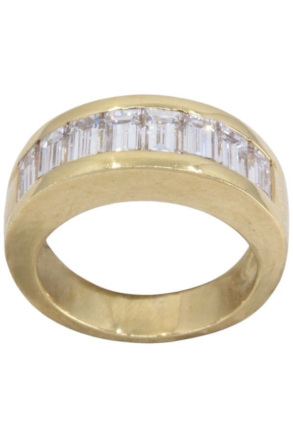 BAGUE MODERNE DIAMANTS