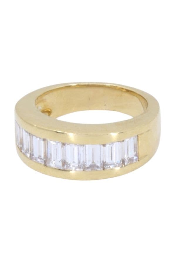 BAGUE MODERNE DIAMANTS — vue 6