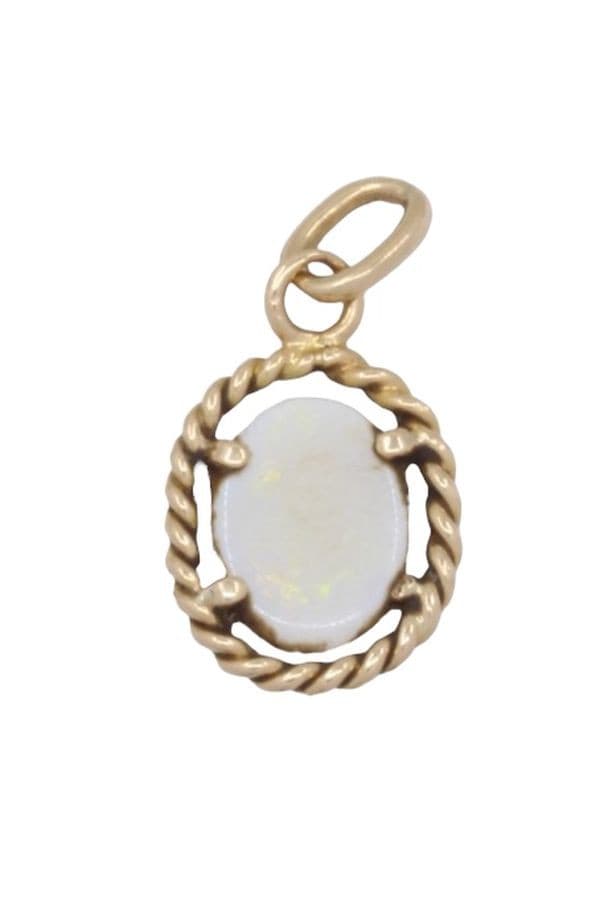 PENDENTIF MODERNE OPALE — vue 3