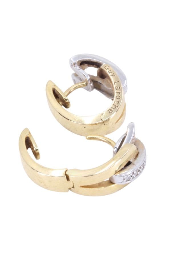 BOUCLES D'OREILLES GUY LAROCHE 2 ORS — vue 4