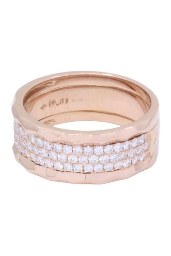 BAGUE PAVAGE DIAMANTS — vue 6