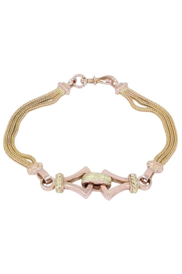 BRACELET ANCIEN 2 ORS NAPOLEON III — vue 3