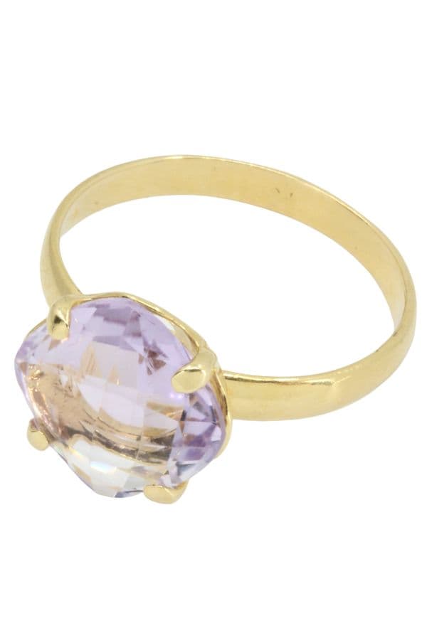 BAGUE MODERNE AMÉTHYSTE — vue 3