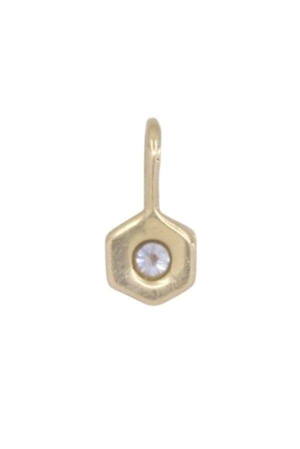 PENDENTIF DIAMANT HEXAGONAL — vue 3