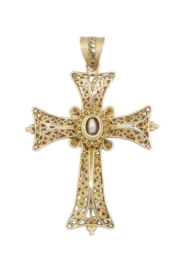 CROIX ANCIENNE FILIGRANE — vue 1