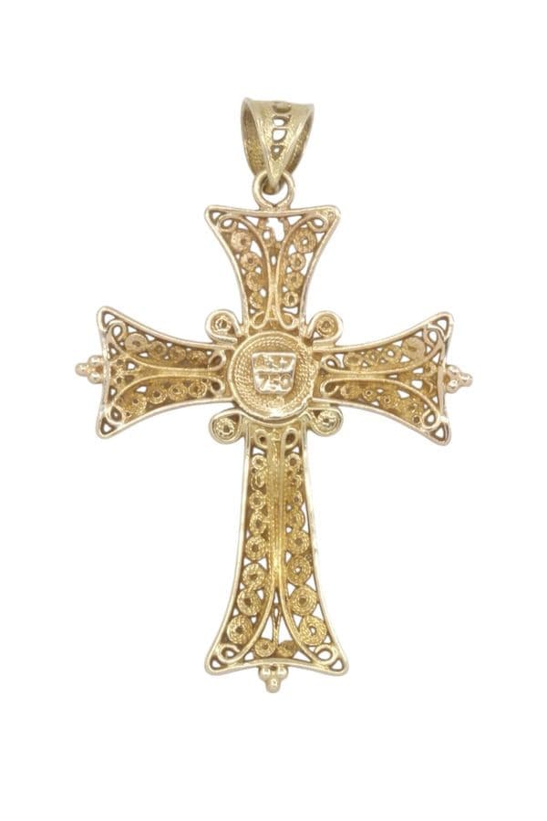 CROIX ANCIENNE FILIGRANE — vue 3