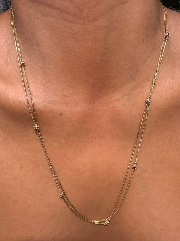 CHAINE ANCIENNE DOUBLE MAILLE ANGLAISE — vue 2