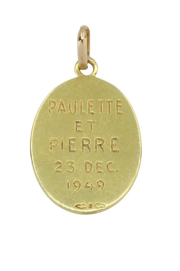 MÉDAILLE ANCIENNE SAINTE THÉRÈSE — vue 3