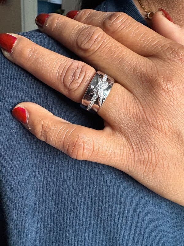 BAGUE MAUBOUSSIN "ÉTOILE DIVINE" DIAMANTS — vue 2