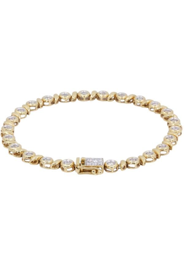 BRACELET LIGNE DIAMANTS