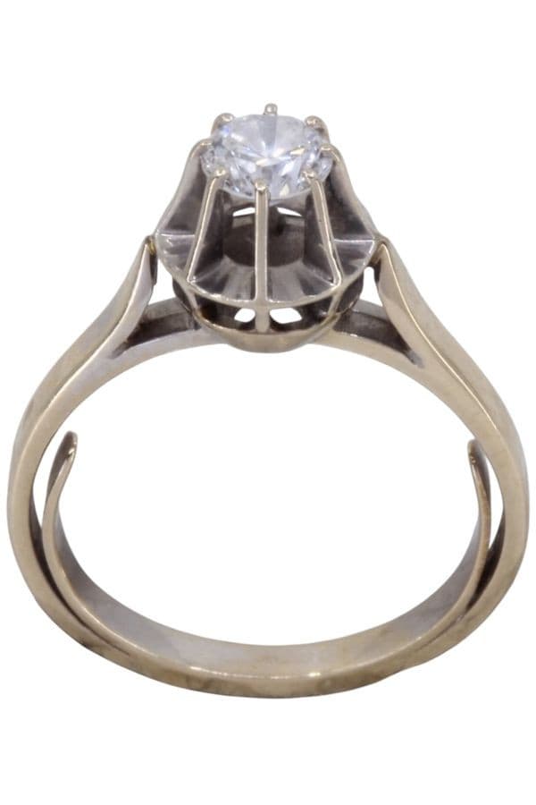 SOLITAIRE ANCIEN DIAMANT — vue 1
