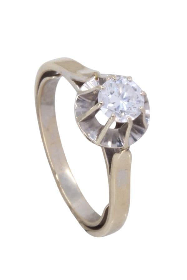 SOLITAIRE ANCIEN DIAMANT — vue 4