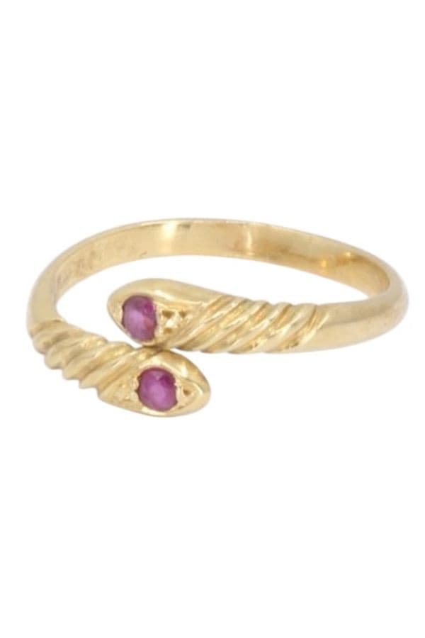 BAGUE SERPENT RUBIS — vue 6