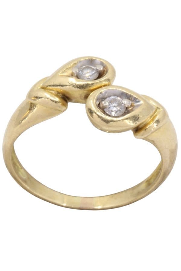 BAGUE TOI ET MOI DIAMANTS — vue 1