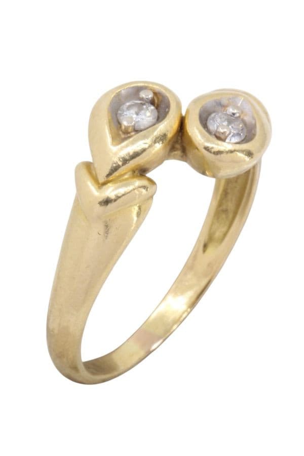 BAGUE TOI ET MOI DIAMANTS — vue 3