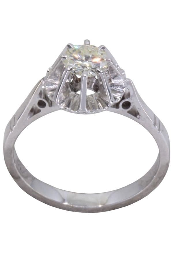 SOLITAIRE ANCIEN DIAMANT — vue 1