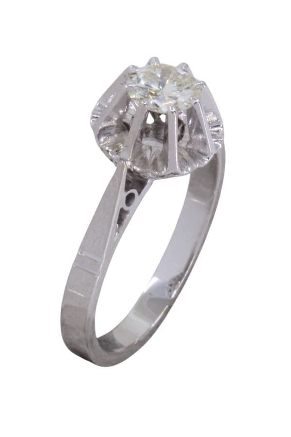 SOLITAIRE ANCIEN DIAMANT — vue 3