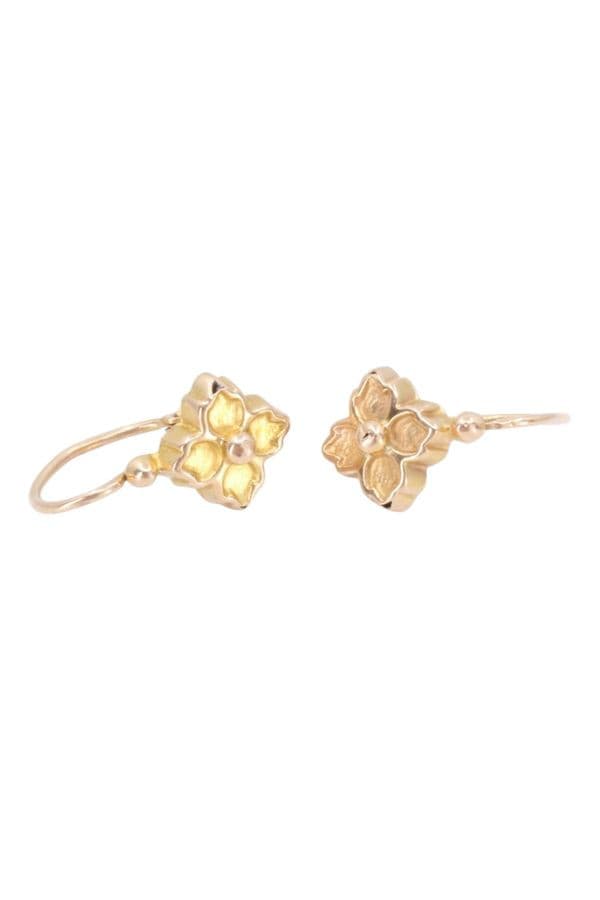 BOUCLES D'OREILLES DORMEUSES ANCIENNES — vue 3