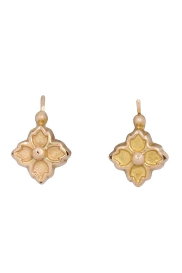 BOUCLES D'OREILLES DORMEUSES ANCIENNES — vue 1