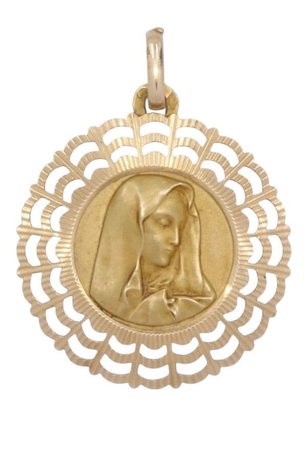 MEDAILLE VIERGE ANCIENNE — vue 1