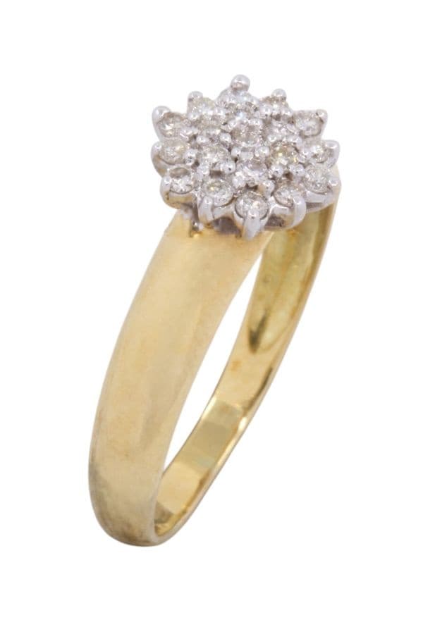 BAGUE FLEUR DIAMANTS — vue 3