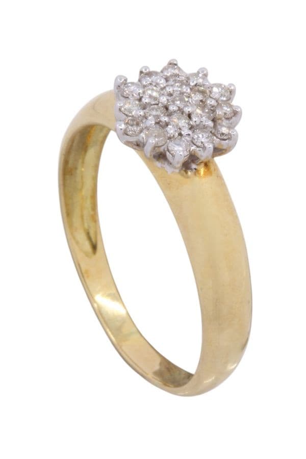 BAGUE FLEUR DIAMANTS — vue 4