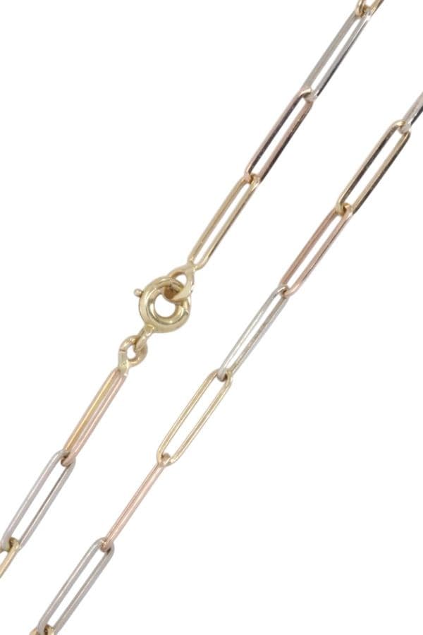 CHAINE MAILLE RECTANGLE 3 ORS — vue 3