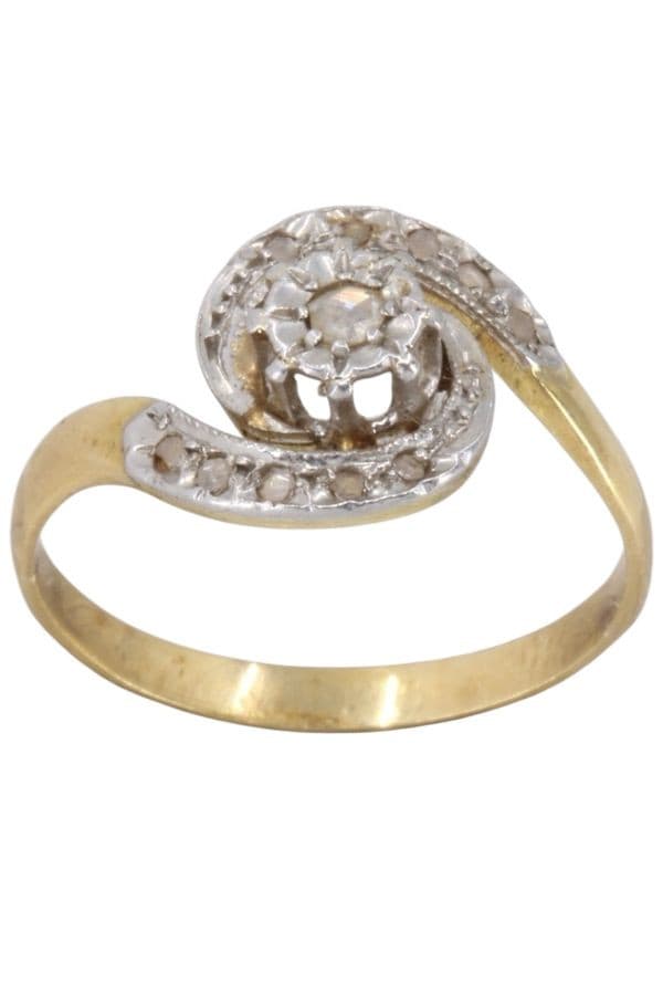 BAGUE TOURBILLON DIAMANT — vue 1