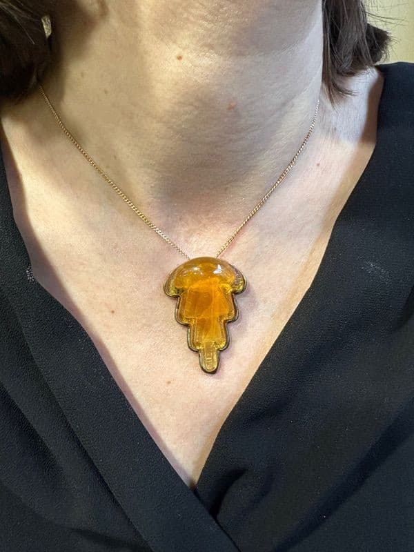 PENDENTIF SIGNÉ DAUM — vue 2