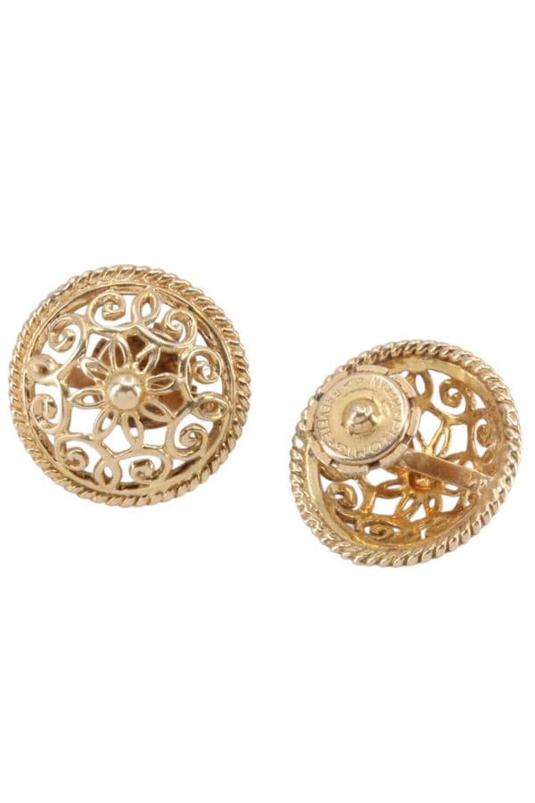 BOUCLES D'OREILLES FLEURS — vue 2