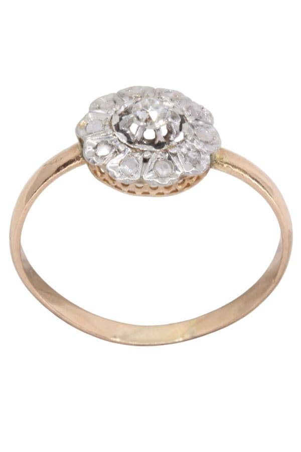 BAGUE MARGUERITE DIAMANTS — vue 1