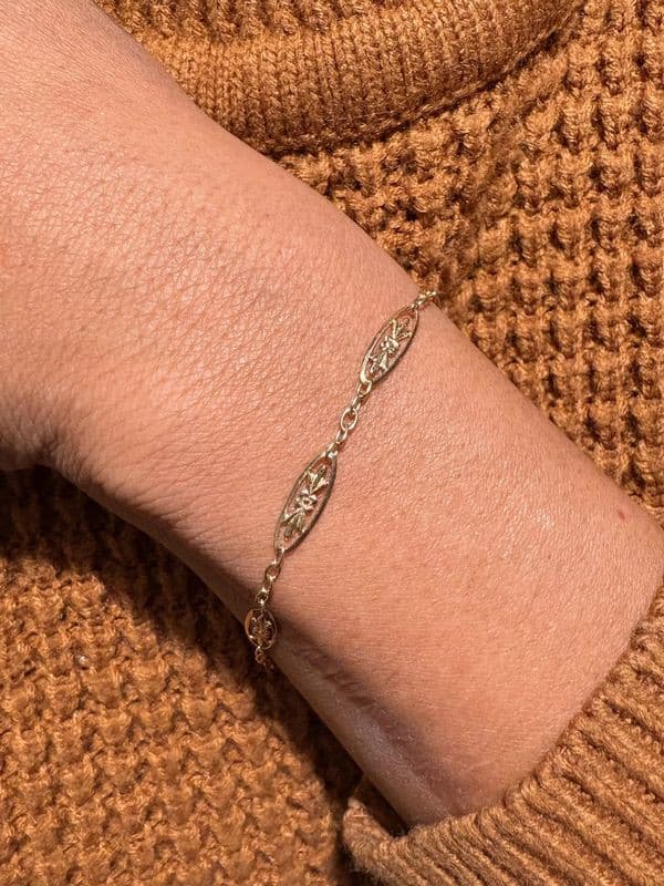 BRACELET ANCIEN FILIGRANE — vue 2