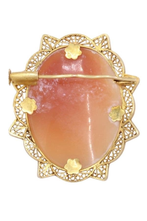 BROCHE ANCIENNE CAMÉE — vue 2