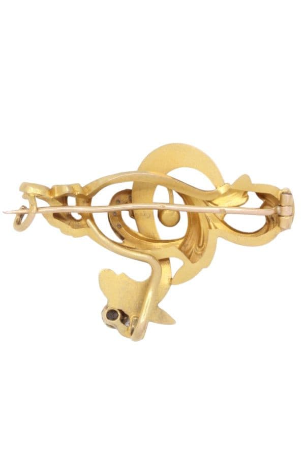BROCHE ANCIENNE CHIMÉRE — vue 2