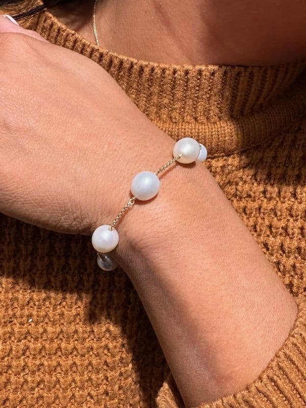 BRACELET MODERNE PERLES — vue 2