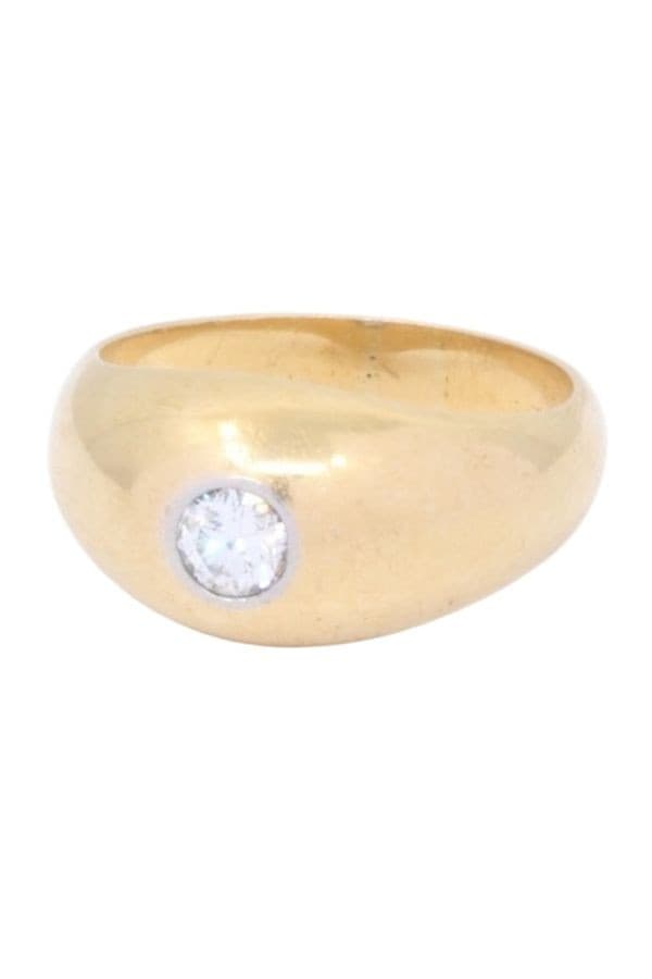 BAGUE JONC ANGLAIS DIAMANT — vue 6