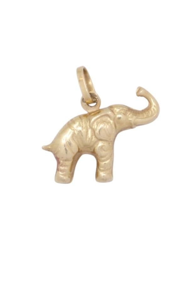 PENDENTIF ELEPHANT MODERNE — vue 3