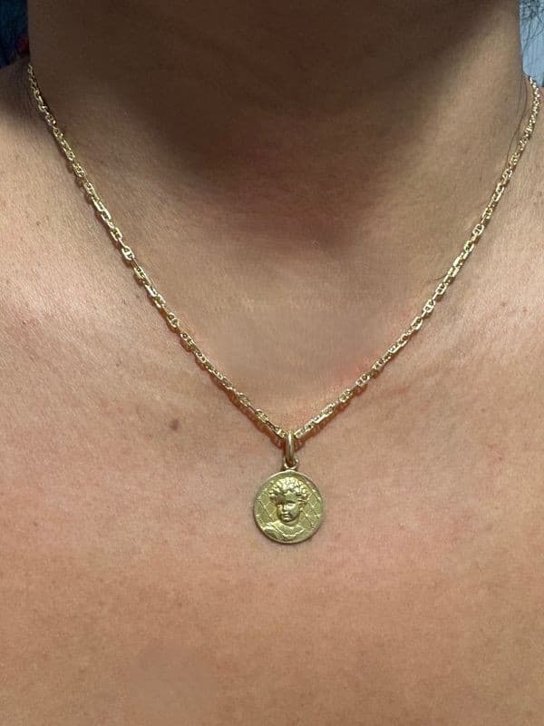 MÉDAILLE BÉBÉ BECKER — vue 3