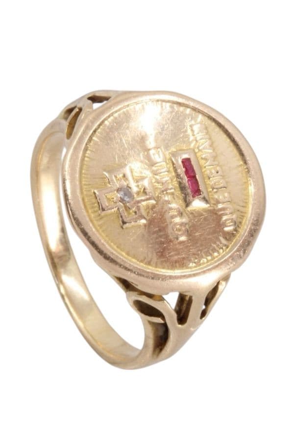 BAGUE AUGIS MEDAILLE D'AMOUR — vue 5