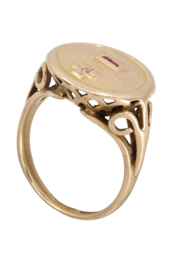 BAGUE AUGIS MEDAILLE D'AMOUR — vue 4