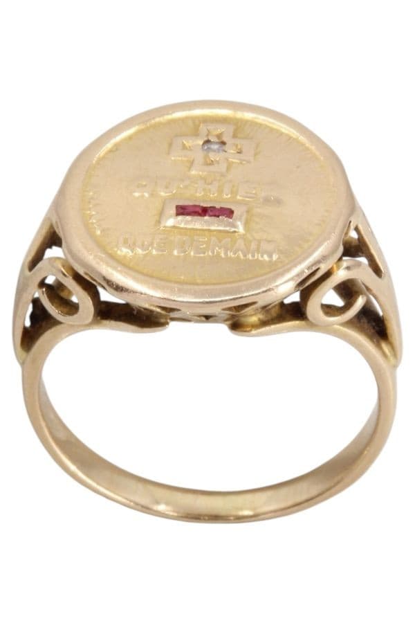 BAGUE AUGIS MEDAILLE D'AMOUR